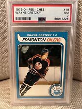 1979 Wayne Gretzky #18 rookie card o-pee-chee OPC PSA  7