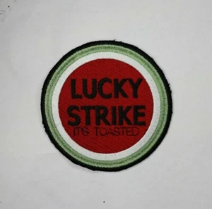 Lucky Strike Zigaretten PATCH Mad Men Aufnäher Nostalgie Sammler Luckies 3,5" - Bild 1 von 7