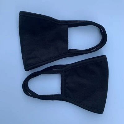 2 Pack Face mask Cotton Reusable Washable US Flag Leopard Polka print Men Women - Image 1 of 4