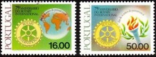 Portugal 1980 Rotary Club International, Insignia, Map, Torch, UNM/MNH