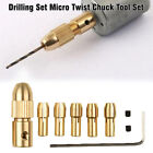 Brass Twist Collet Chuck Rotary Drill Bit Die Grinder Pin Vice Nut Rotary Tool