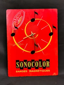 Selten, SONOCOLOR Magnetstreifen. Pendeluhr Werbemittel Vintage ORTF - Bild 1 von 2