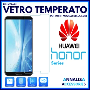 Film Glass Tempered for Huawei Honor 10 /9/8 /7/6 /5 / Lite / View / Play/ A/C / - Picture 1 of 19