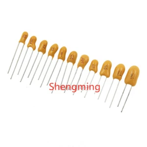 100 pz 35V 0,1UF 0,22 0,33 0,47 1 2.2 3.3 4.7 10 22UF 104 105 condensatore tantalio - Foto 1 di 1