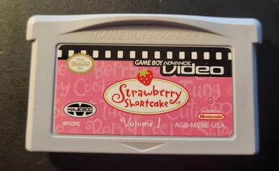 Strawberry Shortcake (Volume 1) (Nintendo Game Boy Advance VIDEO) GBA tested - Image 1 of 2