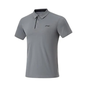 Li-Ning Active Polo Shirt Shadow Grey UV Reduction 3XL (Asian Sizing) Probably L - Picture 1 of 4