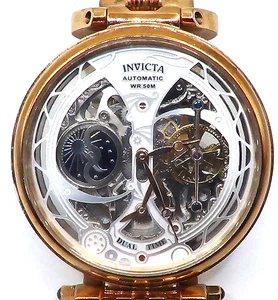 Invicta Objet D Art Automatik Herrenuhr - 46mm ROSEGOLDFARBENES BAND - Bild 1 von 7