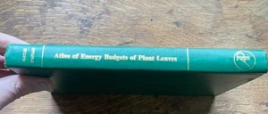 Atlas Of Energy Budgets Of Plant Leaves HC Book David Gates 1971 1st ED - Imagen 1 de 11