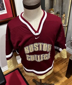 Vintage Boston College Eagles NCAA Nike Hockey Jersey Youth/Boys M - Picture 1 of 9