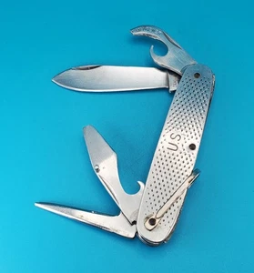Camillus US Military 1961 Folding Pocket Knife Multi-Tool Utility Survival - Picture 1 of 8