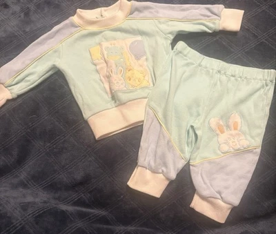 Sudadera De Colección 0-3 Meses Bebé Unisex Conjunto Sudadera Traje Animales Foto 1 de 2