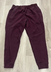 Lululemon Men’s At Ease Jogger Heathered Cassis/Black Size XL - Picture 1 of 8