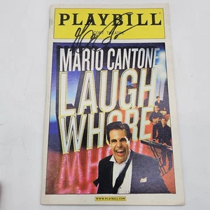 MARIO CANTONE LACHHURE Eröffnungsabend SIGNIERT Broadway Spielzettel - Bild 1 von 4