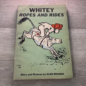 Whitey Ropes And Rides Glen Rounds 1st Young Readers 1966 Softcover Kinder - Bild 1 von 2