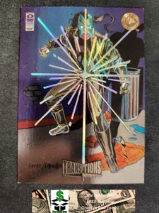 T6 Deathmate Transitions SHADOWMAN Foil Chase Trading Card 1993 Valiant Comics - Picture 1 of 2