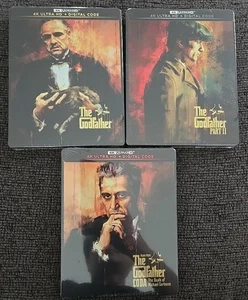 THE GODFATHER TRILOGY 4K UHD/Digital Steelbook Collection [Limite - Picture 1 of 1