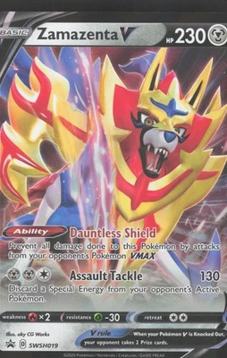 Zamazenta V SWSH019 Promo Pokémon SWSH: Sword & Shield Promo Cards - Image 1 of 2