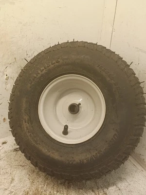 Craftsman, MTD, Troy-Bilt Front Wheel, Carlisle 15x6-6 Tire and Rim, 634-05066 - Image 1 of 4