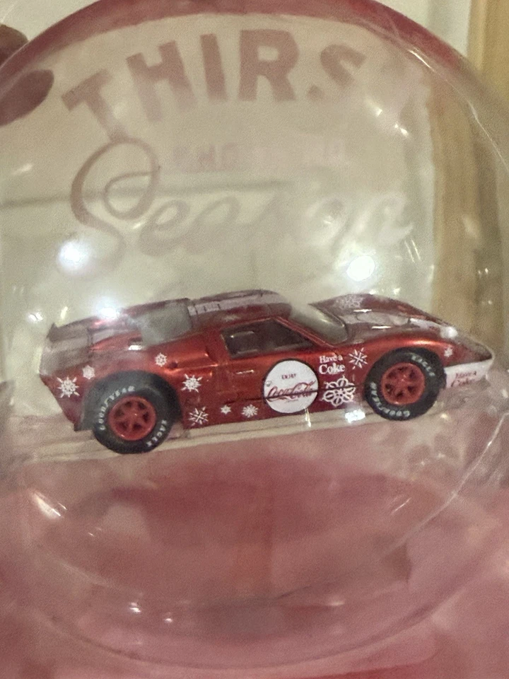 M2 Machine Coca-Cola 2025 Holiday Ornament 1966 Ford GT40 MKII - Image 1 of 4