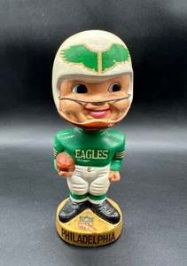 1960's Philadelphia Eagles Bobble Head Nodder Gold base - Picture 1 of 9