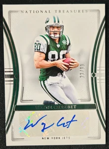 Wayne Chrebet 2023 Panini National Treasures Auto /99 SIG-WCH New York Jets - Picture 1 of 9