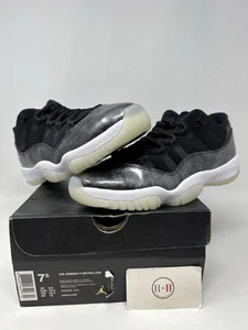 Neu Nike Air Jordan 11 Retro Low Barons 2017 Größe 7,5 authentisch DS selten AJ11 MJ - Bild 1 von 5