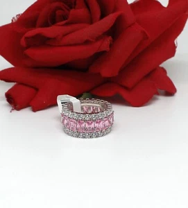 Sterling Silver NWT Bella Luce Pink & White CZ Ring Size 10 12.9 CAT RESCUE - Picture 1 of 2