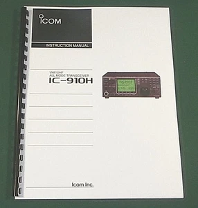 Icom IC-910H Instruction Manual - Premium Card Stock Covers & 32LB Paper! - Picture 1 of 1