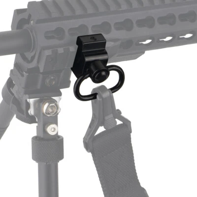 1.25'' Sling Swivel Heavy Duty Quick Detach Push Button Fit 1913 Picatinny Rail - Image 1 of 4