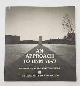 Manuale di orientamento e consulenza Università del New Mexico 1976 1977 libretto - Foto 1 di 5