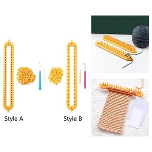 Knitting Loom Set Weaving Tools DIY Machine Crochet Loom Adjustable Peg Flower - Picture 1 of 15