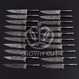 20 x Damascus steel, Damask Blades, Hunting Nickers, Costumes Bavarian Blades - Bild 1 von 4