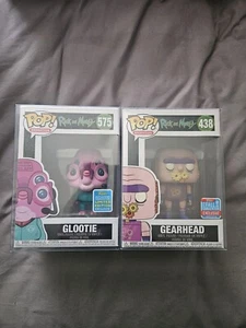 Funko Pop! Posten Vinyl: Rick and Morty - Glootie (exklusiv) #575 und Gearhead 438 - Bild 1 von 5