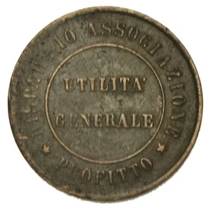 ITALIA FIRENZE Gettone Lega Economica Alimentaria 50 Centesimi - Imagen 1 de 2