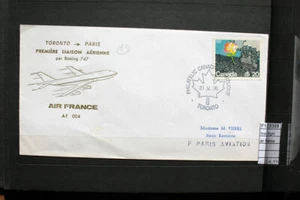 PRIMO VOLO AIR FRANCE TORONTO PARIGI (F123388) - Foto 1 di 1