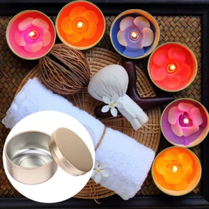 12 PCS Candle Holders Jars Essential Oil Travel Making Containers Bulk - Picture 1 of 12