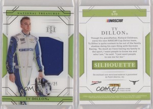 2020 Panini National Treasures Silhouettes /25 Ty Dillon #S-TD