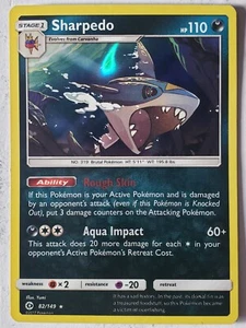 Tarjeta de Pokémon HOLO Sharpedo 82/149 VLP - Sun Moon $2 envío combinado - Imagen 1 de 2