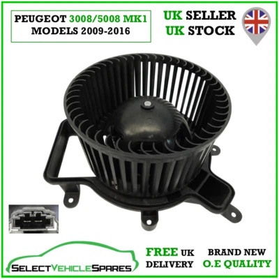NUEVO PEUGEOT 3008/5008 (MK1) VENTILADOR AIRE ACONDICIONADO MOTOR 2009-2016 Foto 1 de 4