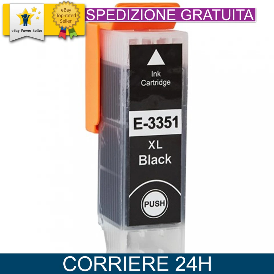 CARTUCCE IN SCONTO Cartuccia 33XL Nero per Epson C13T33514012 Compatibile T3351