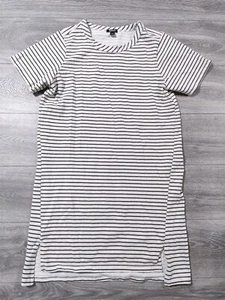 Buffalo Shirt Dress Adult Striped Short Sleeve Cotton Blend Medium Womens - Picture 1 of 6