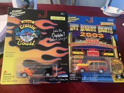 Arthur Levesque Signed Johnny LIGHTNING 1933 Ford Van ‘01 & Hot August Night 03 - Image 1 of 4