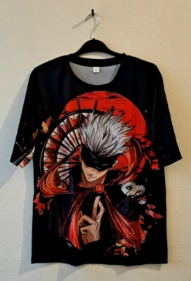 HARAJUKU STYLE ANIME MANGA INSPIRED 3D PRINTED T-SHIRT SIZE EXTRA LARGE - Image 1 of 2