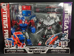 Transformers Animated Optimus Prime Vs Megatron Set SEALED Takara Deluxe - Picture 1 of 4