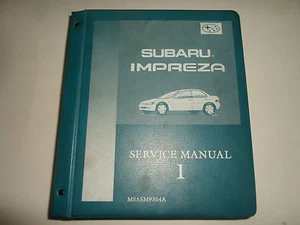 1993 Subaru Impreza Gen Informazioni Meccanismo Funzione Servizio Manuale Vol 1 - Foto 1 di 5