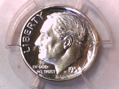 1954 Proof Roosevelt Dime PCGS PR 67 83519481 - Image 1 of 3