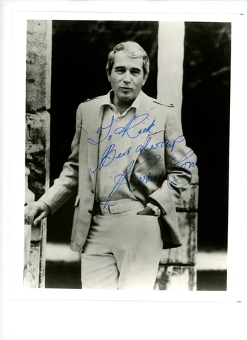 Autographed 8x10 Photo Perry Como Singer & Actor Cover