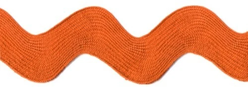 1  3/8" Jumbo Ric Rac Trim ORANGE Sold by the Yard ~ Galaxy Notions - Image 1 of 1