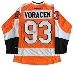 Jakub Voracek Signed Philadelphia Flyers Reebok Jersey (JSA COA) 7th Pk 2007 Dft - Picture 1 of 5