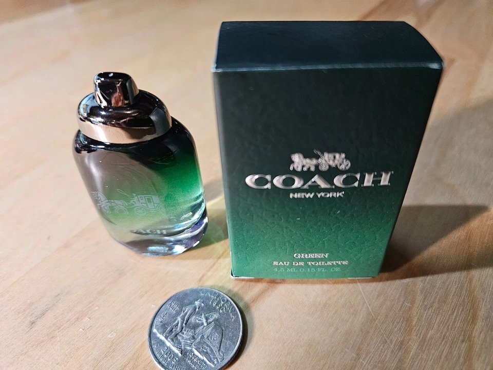 COACH NEW YORK - VERDE - EAU DE TOILETTE - 0,15 OZ - NUEVO Y EN CAJA #RA-22 Foto 1 de 1